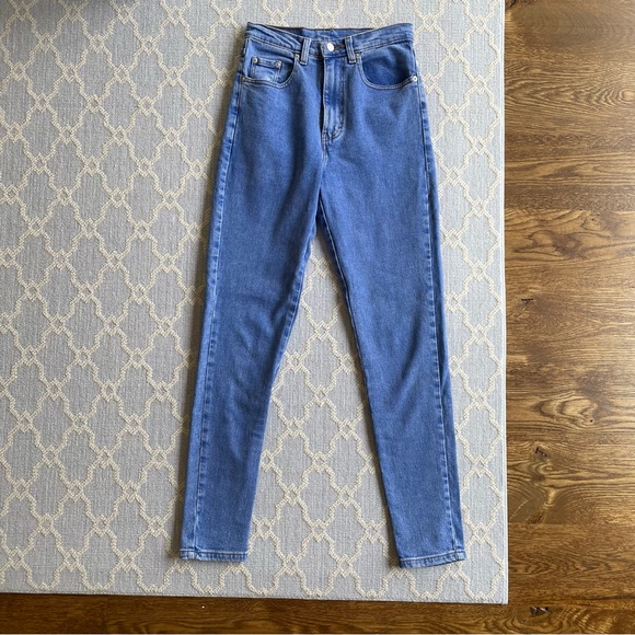 Jordache Vtg 90s Straight Leg Skinny Jeans - Picture 9 of 10